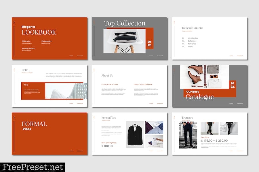 LOOKBOOK _ Catalog Presentation - Powerpoint WBGXSGX