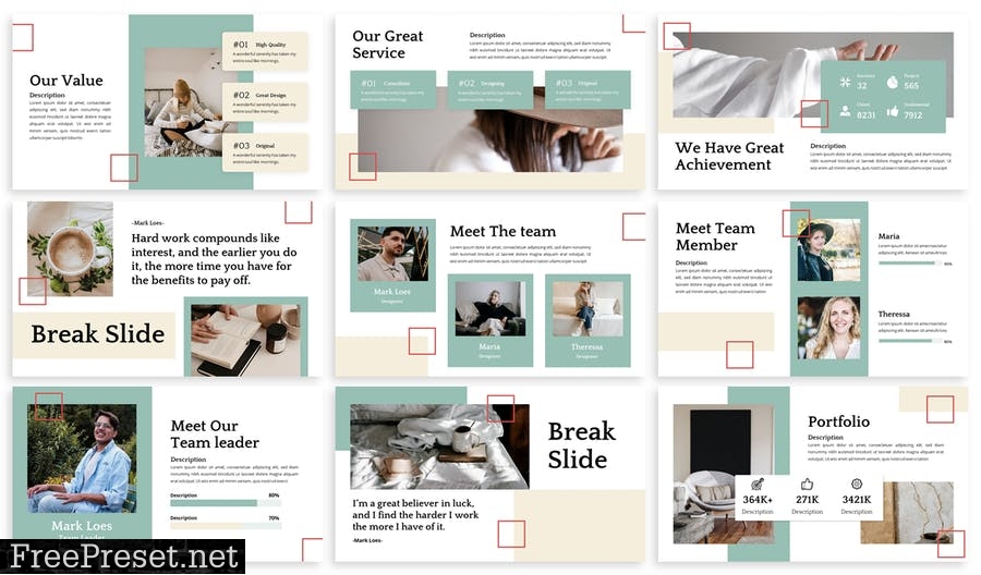 Lorant - Business Powerpoint Template TXBBABD