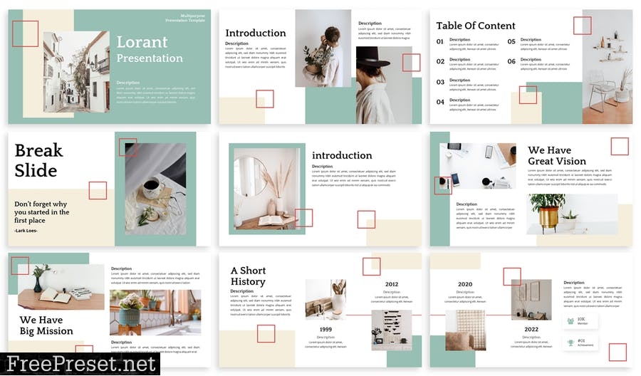 Lorant - Business Powerpoint Template TXBBABD