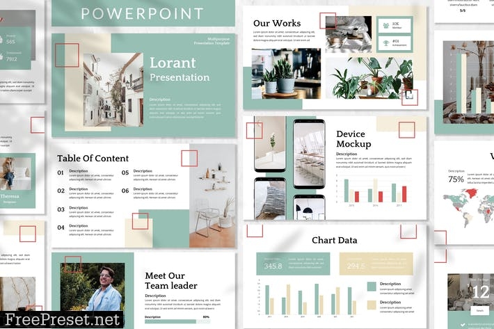 Lorant - Business Powerpoint Template TXBBABD