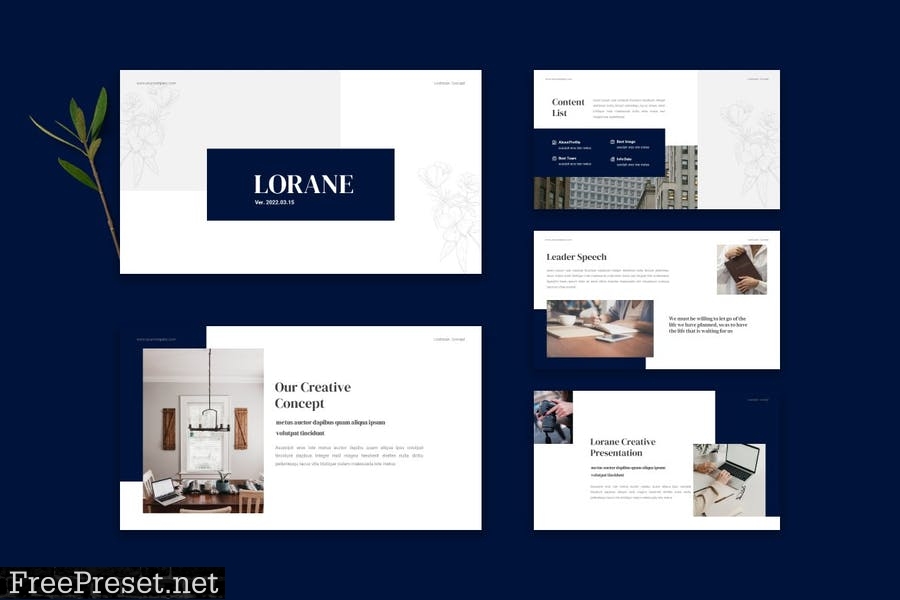 Lorena - Powerpoint Template CHL4DJ7