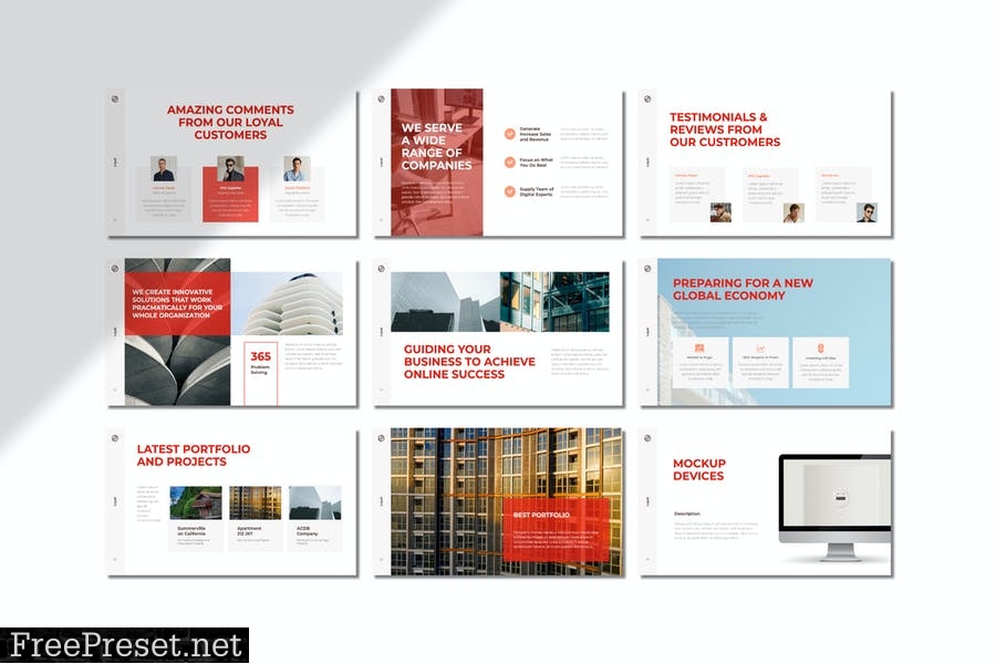 Loyalty - Modern Pitch Deck Template SX52QFP