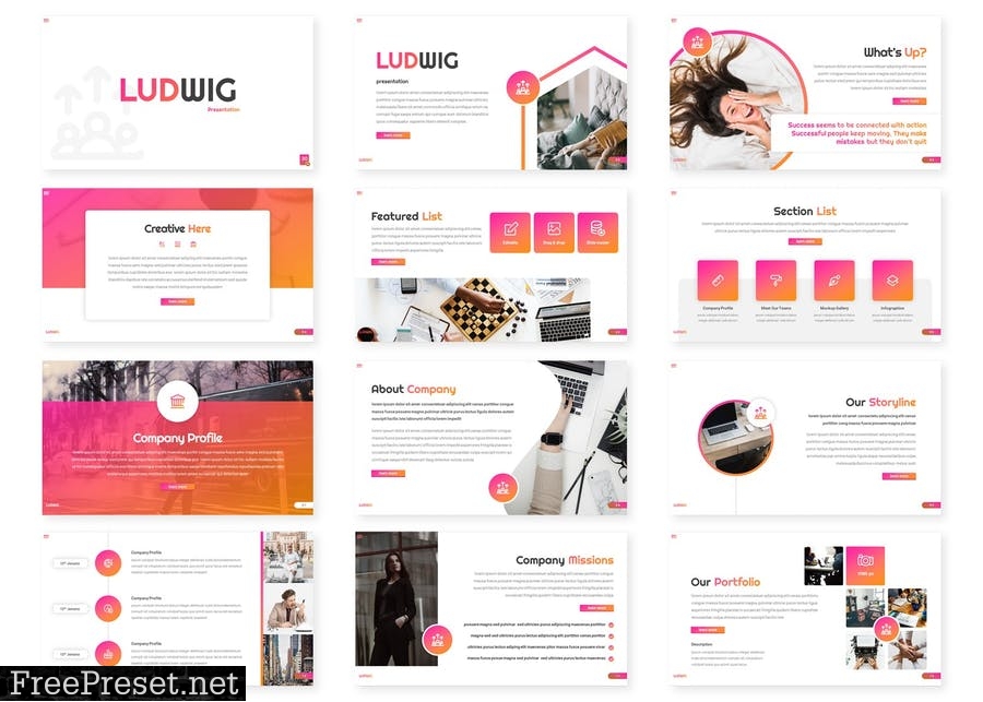 Ludwig - Presentation Template HEEGCJK