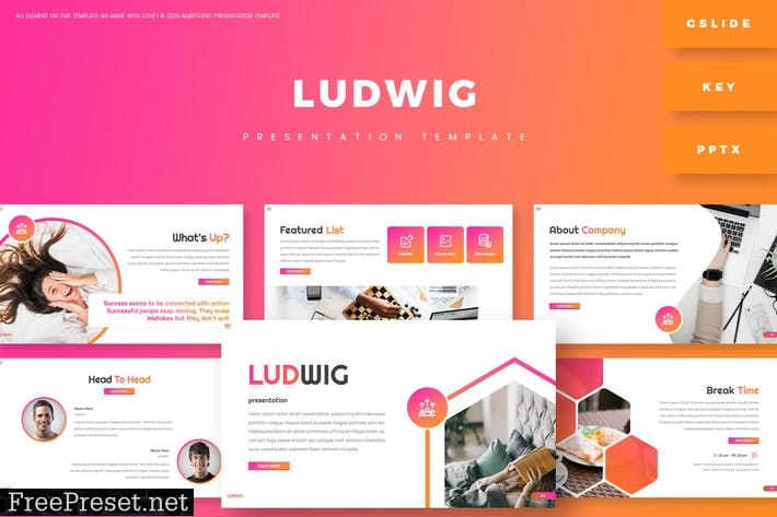 Ludwig - Presentation Template HEEGCJK