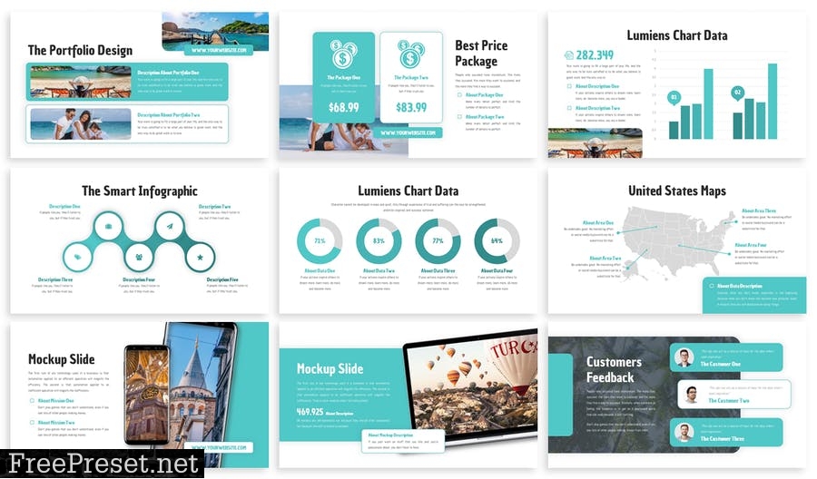 Lumiens - Business Template Prensentation 4Z3XDM8