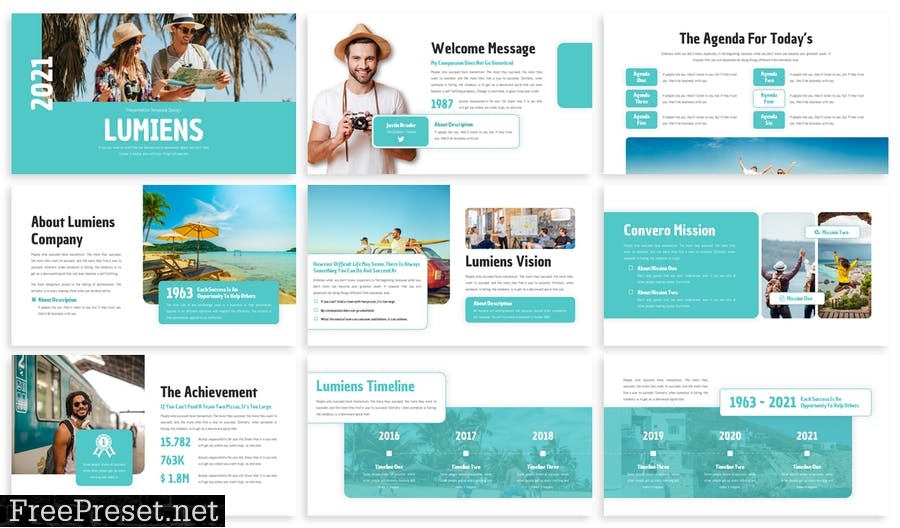 Lumiens - Business Template Prensentation 4Z3XDM8