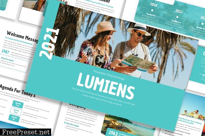 Lumiens - Business Template Prensentation 4Z3XDM8