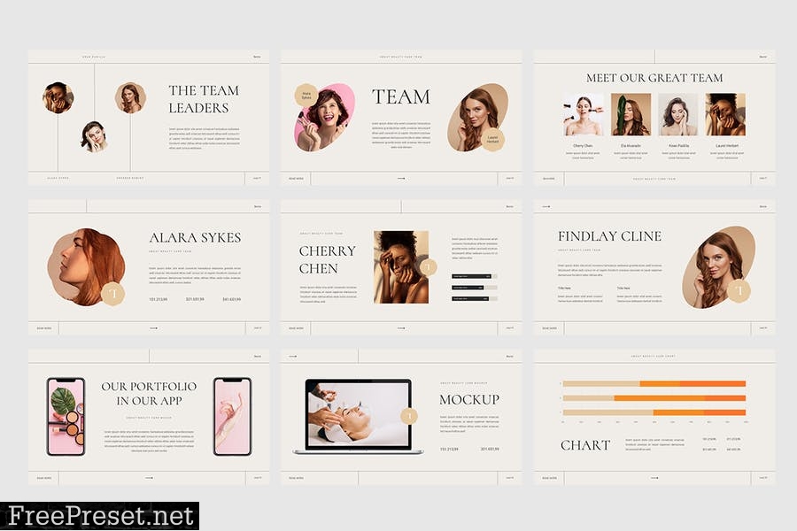 Luminov - Beauty Care Presentation Template QZWXWQW