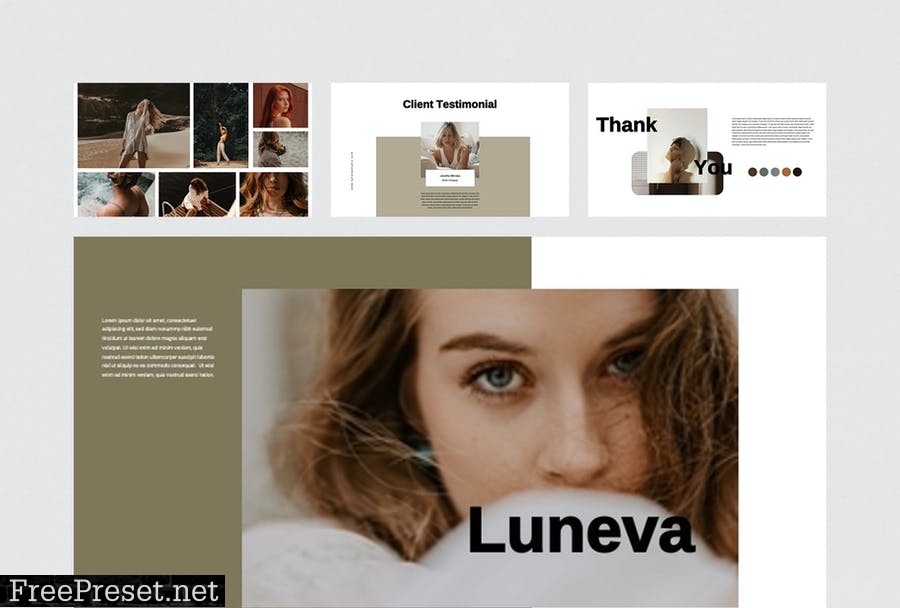 Luneva - Powerpoint Template NPGJ5DT