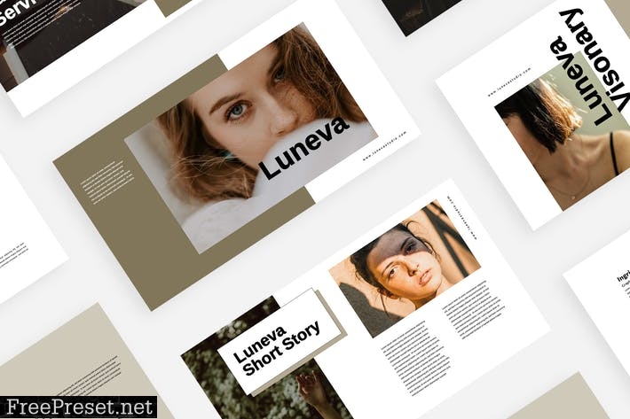 Luneva - Powerpoint Template NPGJ5DT