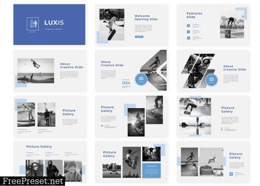 Luxis - Presentation Template FSL6J9U