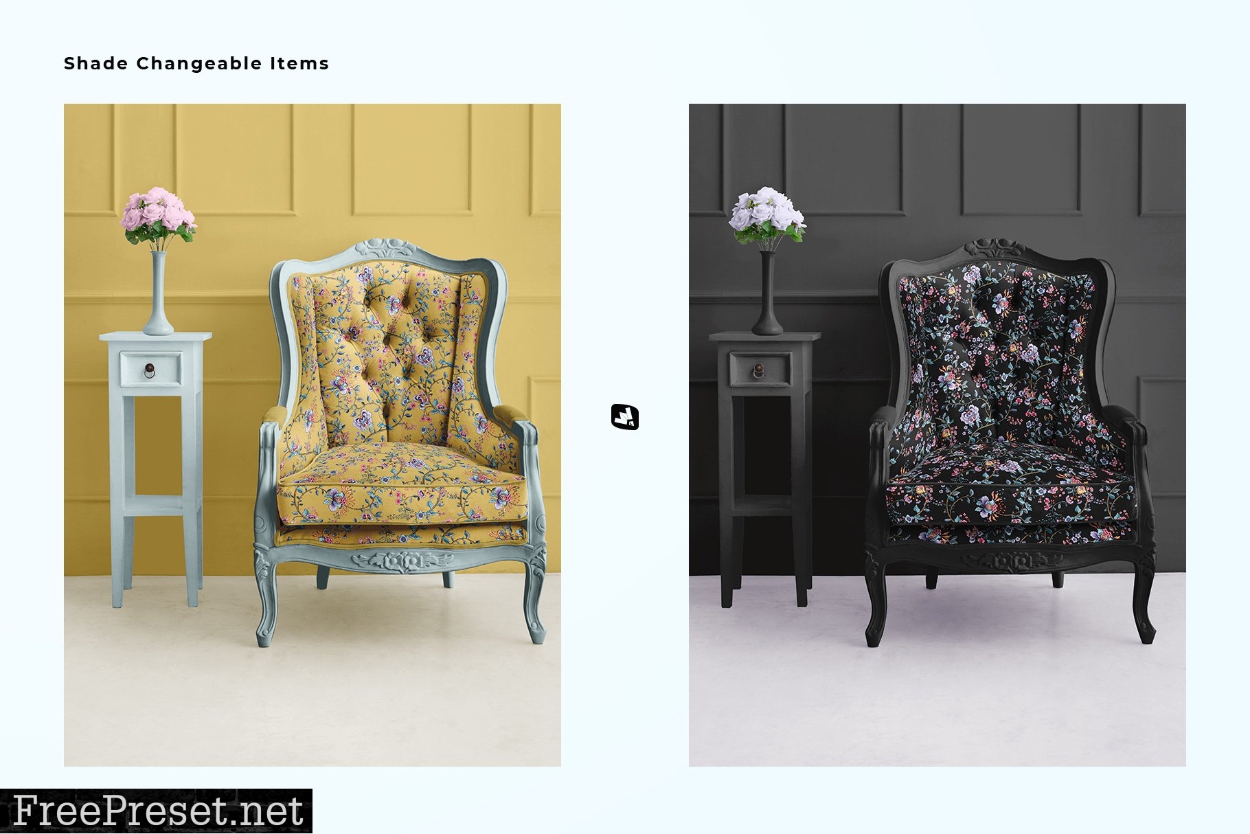 Luxurious Vintage Armchair Mockup 6537868