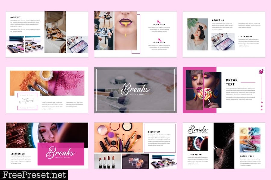 Macak - Beauty & Spa Powerpoint Template CLES695