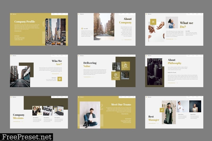 Macrone - Presentation Template AXLF2BS