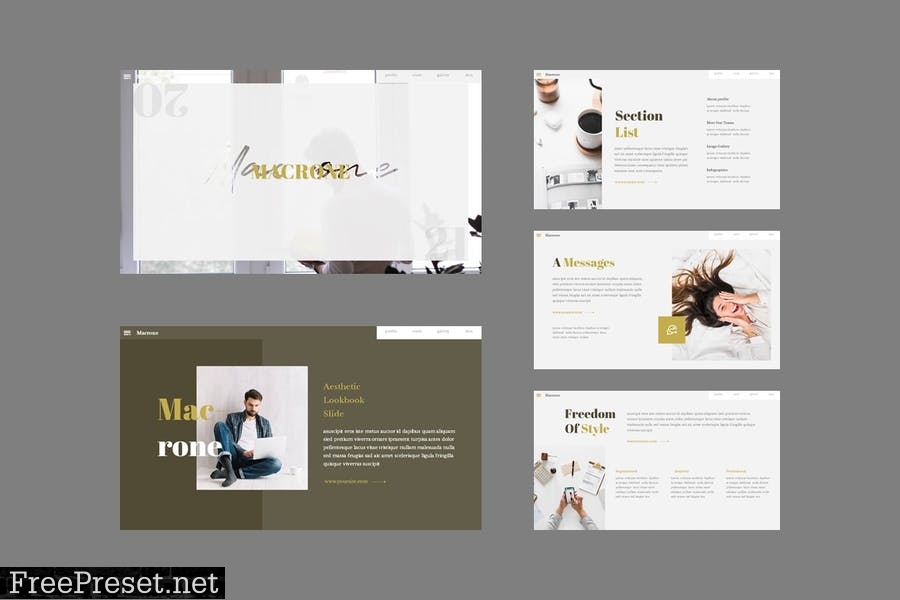 Macrone - Presentation Template AXLF2BS