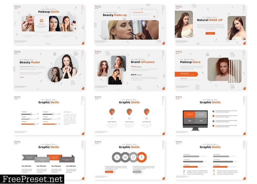 Makeoveria - Presentation Template Q6S4KFE