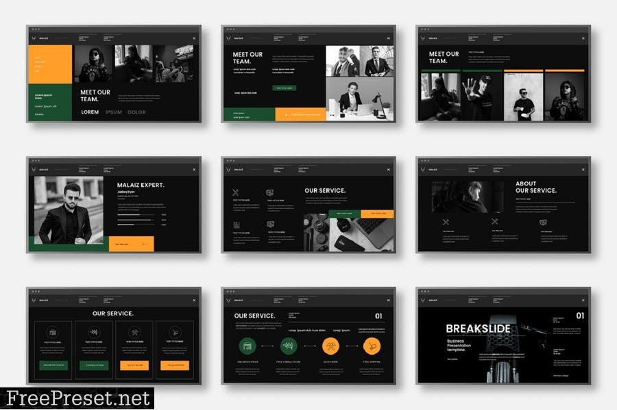 Malaiz – Business PowerPoint Template