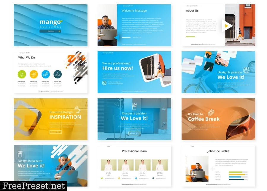 Mango - Google Slides Template 39RUQV