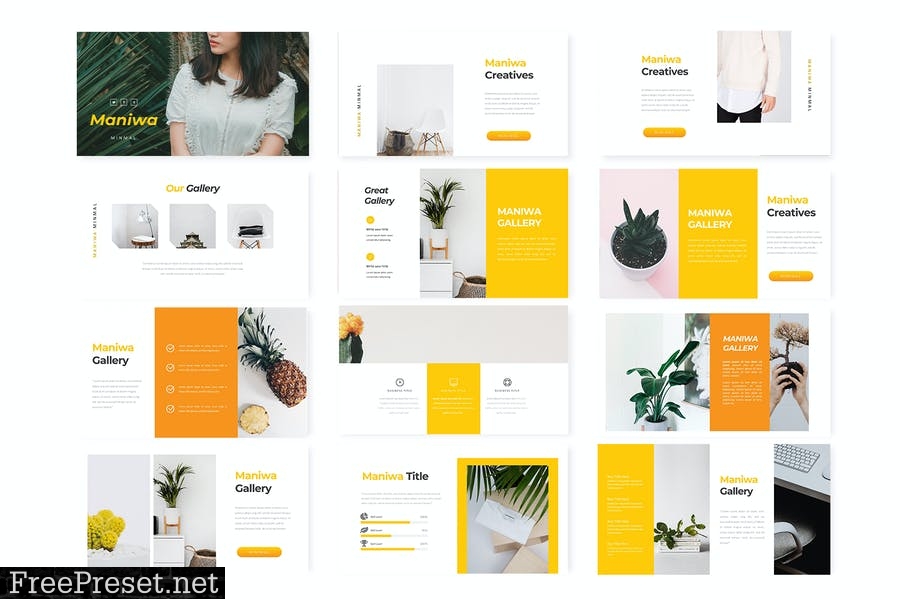 Maniwa - Powerpoint Template 3E4WJXR