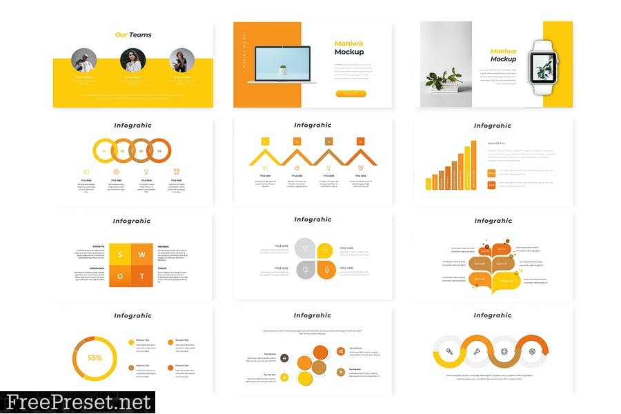 Maniwa - Powerpoint Template 3E4WJXR