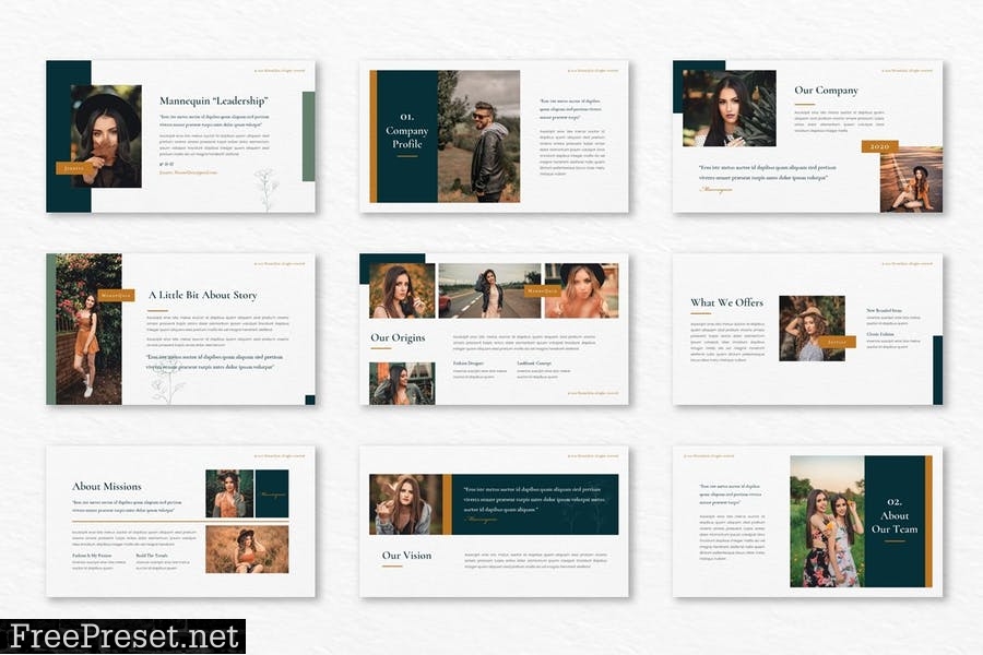 Mannequin - Presentation Template B4E2EJZ