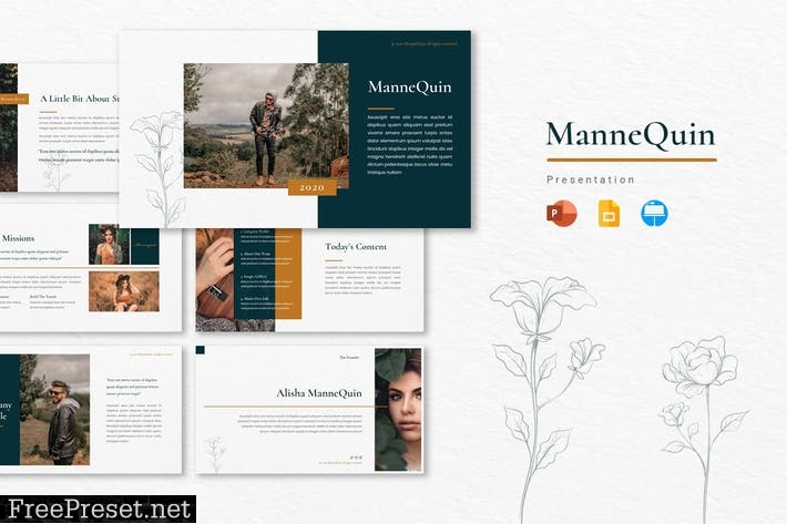 Mannequin - Presentation Template B4E2EJZ