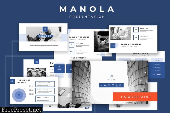Manola Pitch Deck Powerpoint Presentation X2HCCJ