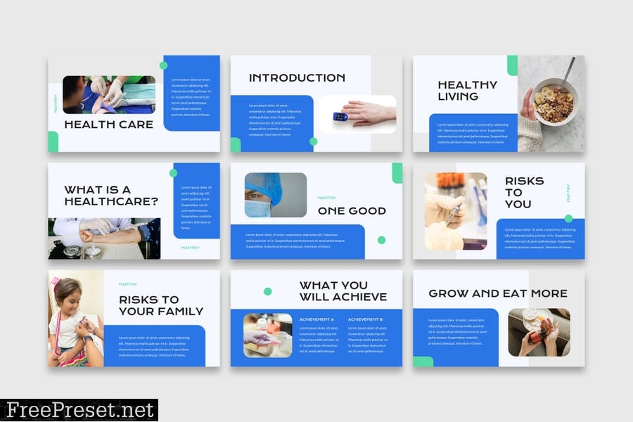 MANTRY - Healthcare Presentation Template TYXLHFH