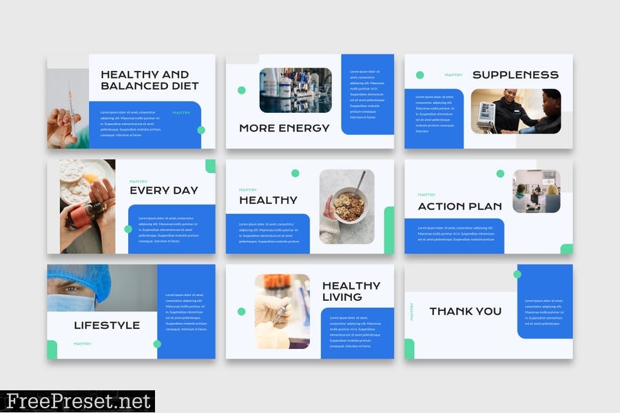 MANTRY - Healthcare Presentation Template TYXLHFH