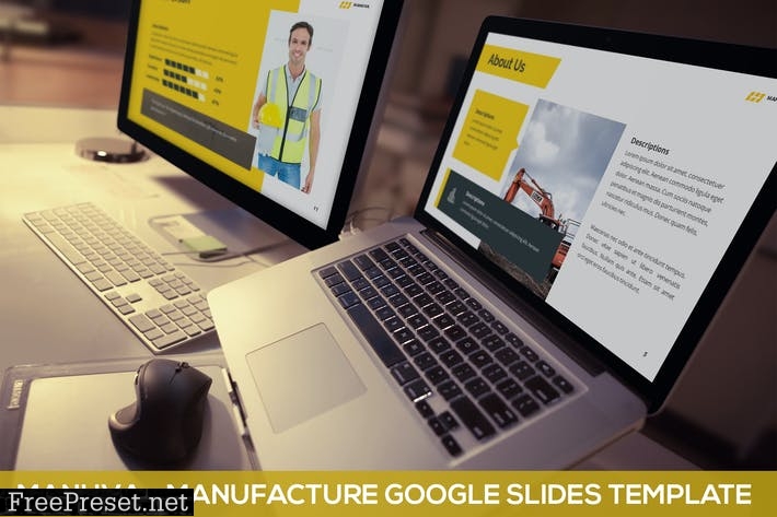Manuva - Manufacture Google Slides Template KACMS3