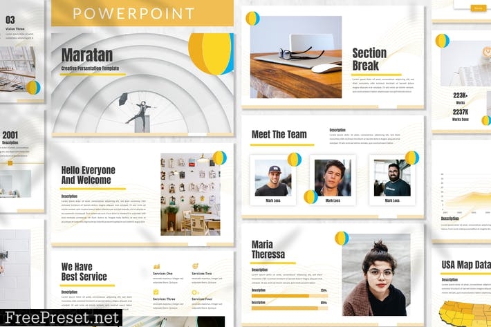 Maratan - Business Powerpoint Template 23HUQYA