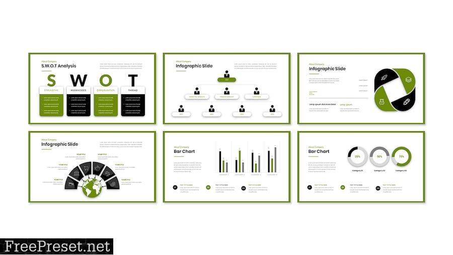 Marging Business Presentation PowerPoint Template 9QYJU2T