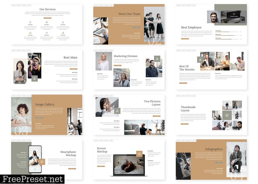 Marino - Presentation Template NGY5H3D