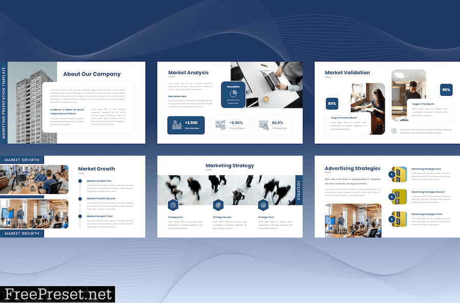 Marketing Plan Presentation Template - Powerpoint GP4LBGK