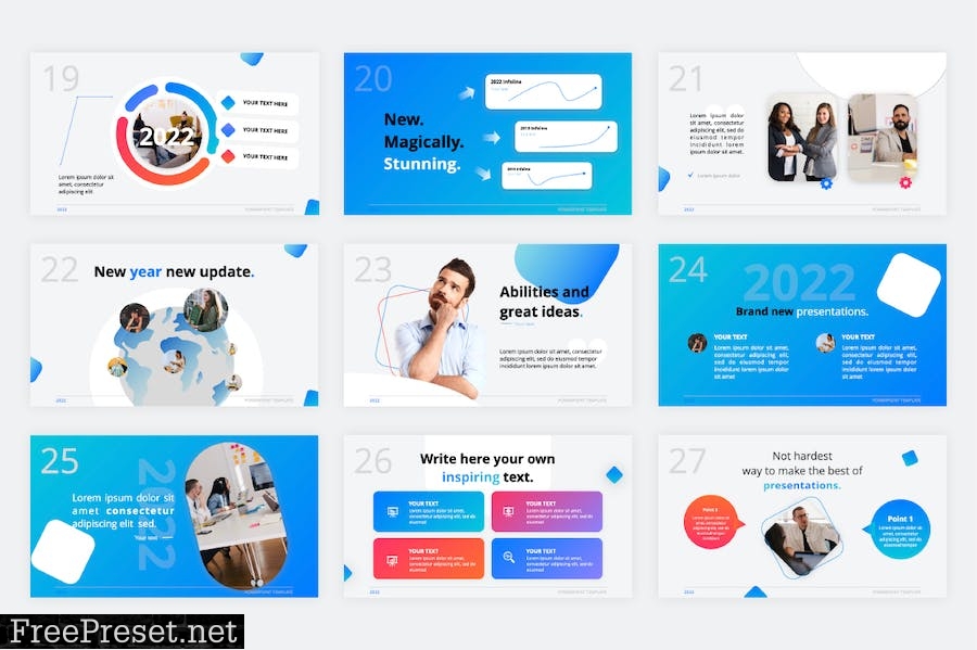 Marketing PowerPoint Presentation Template THM69DW