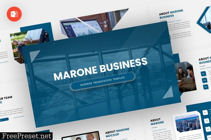 Marone - Business Powerpoint Template BUTCVH3