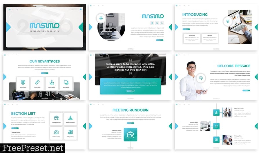 Masimo - Creative Business Prensentation Template 5S38CHZ