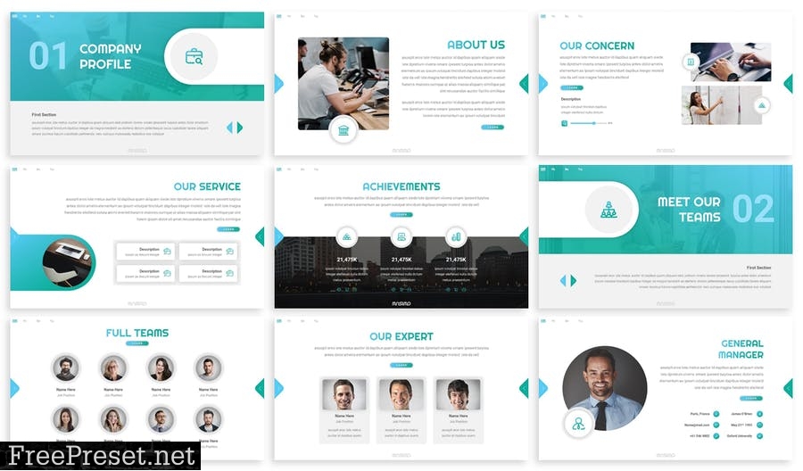 Masimo - Creative Business Prensentation Template 5S38CHZ