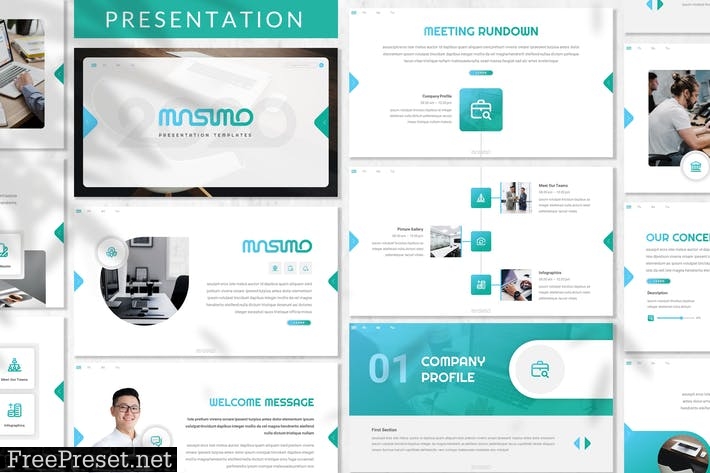 Masimo - Creative Business Prensentation Template 5S38CHZ