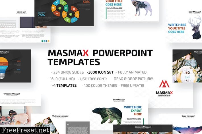 Masmax Powerpoint Template T4QF6X