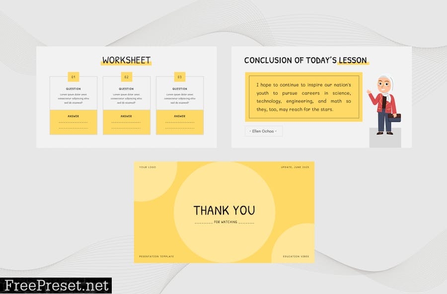 Math Education Presentation Template - Powerpoint SLH39TE