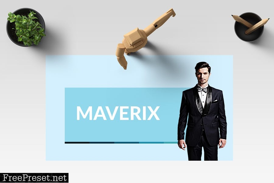 MAVERIX Powerpoint Template 2NL3QB