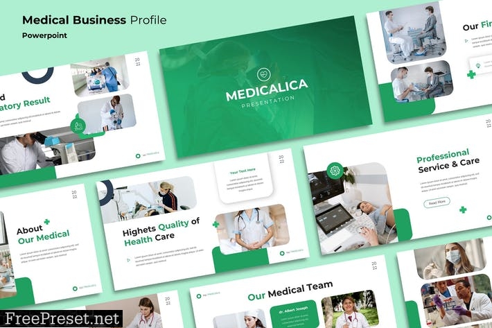 Medical Business Profile Powerpoint Y6MMGR9