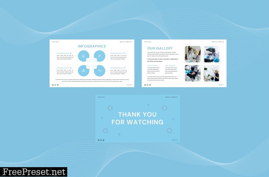 Medical Center Presentation Template - Powerpoint 74EPU6P