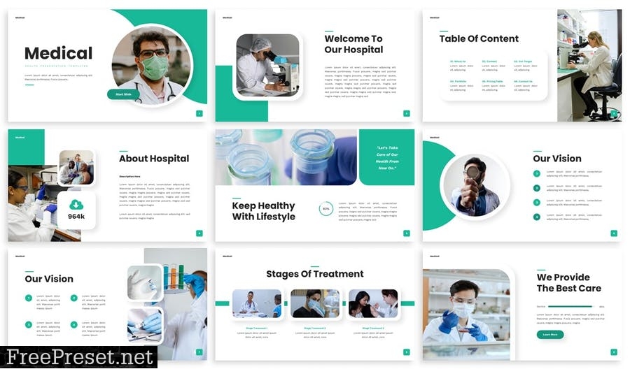 Medical - Powerpoint Presentation Template KYZRD4F