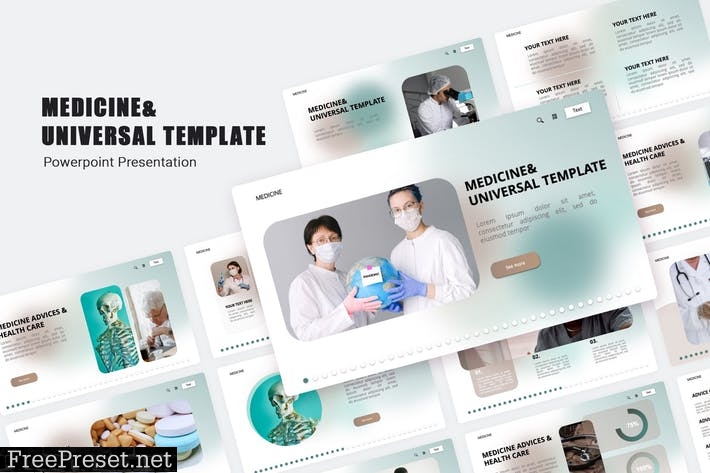 Medical PowerPoint Template QBUDZ6D