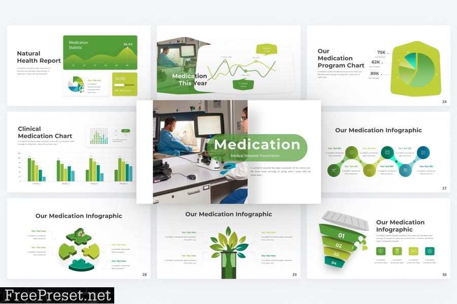 Medication Medical PowerPoint Template SU3YKLH