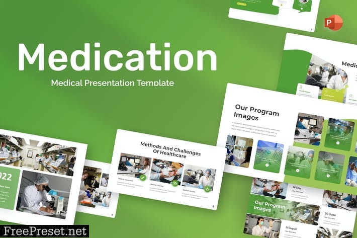 Medication Medical PowerPoint Template SU3YKLH