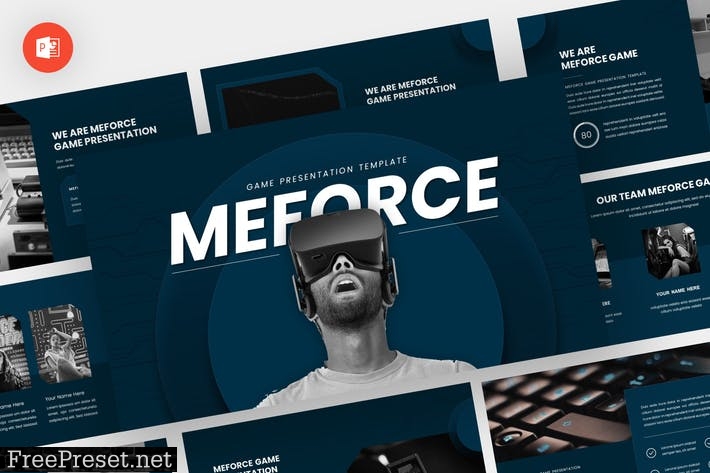 Meforce - Game Powerpoint Template 4WKXMJ4