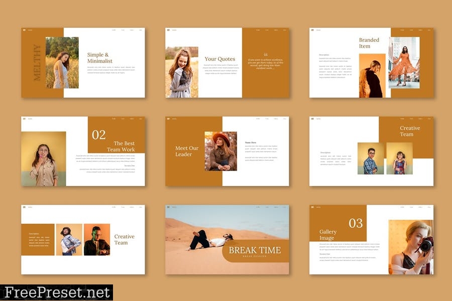 Melthy - Presentation Template FKWHU8M